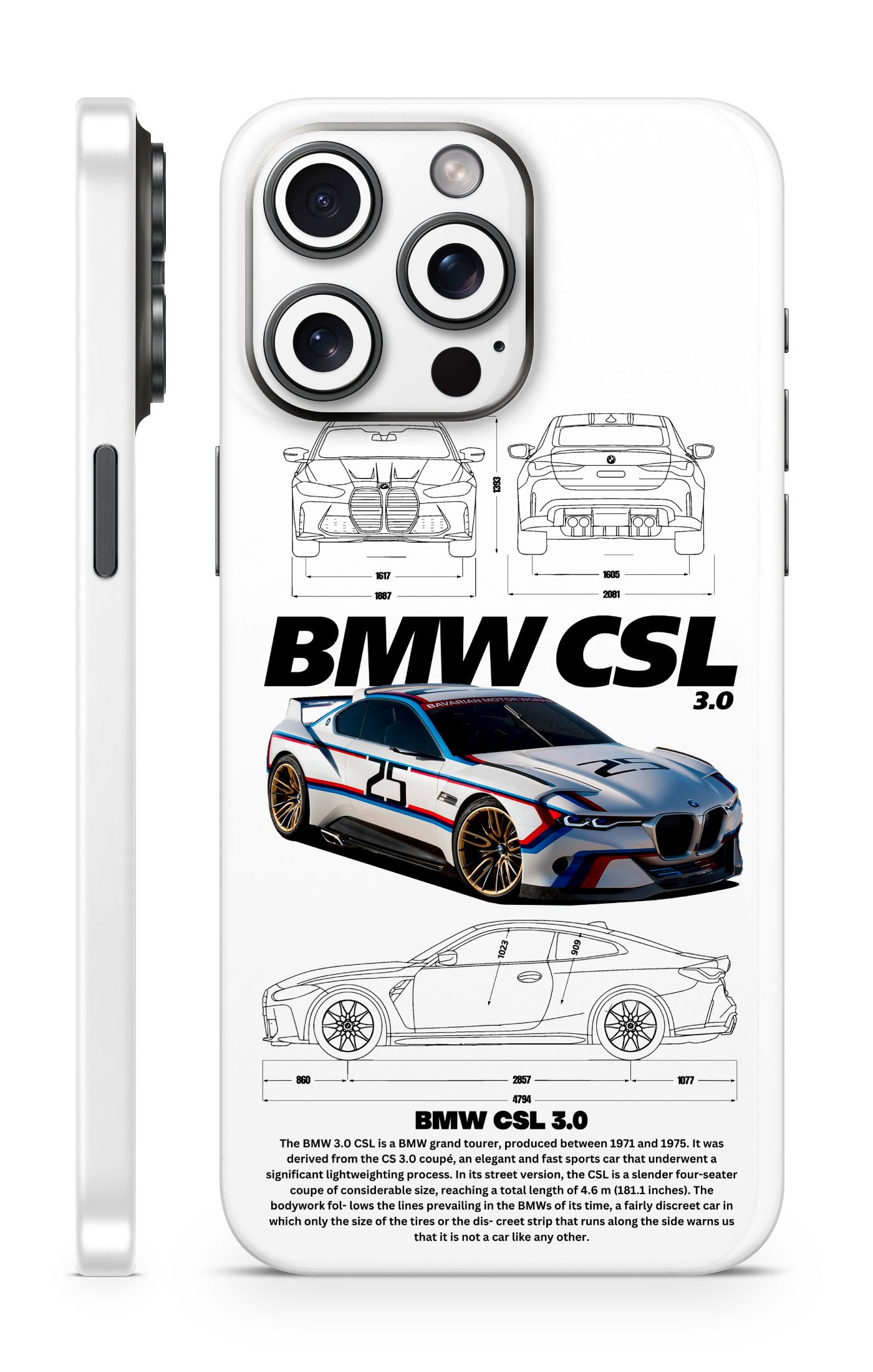 BMW CSL 3.0 Mobile Skin