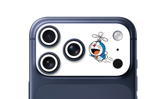 Blue Flying Cat – iPhone 17 Pro & 17 Pro Max Camera Skin