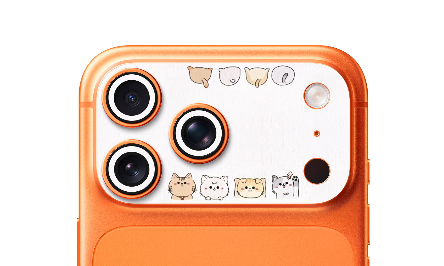 Cute Cat Squad – iPhone 17 Pro & 17 Pro Max Camera Skin