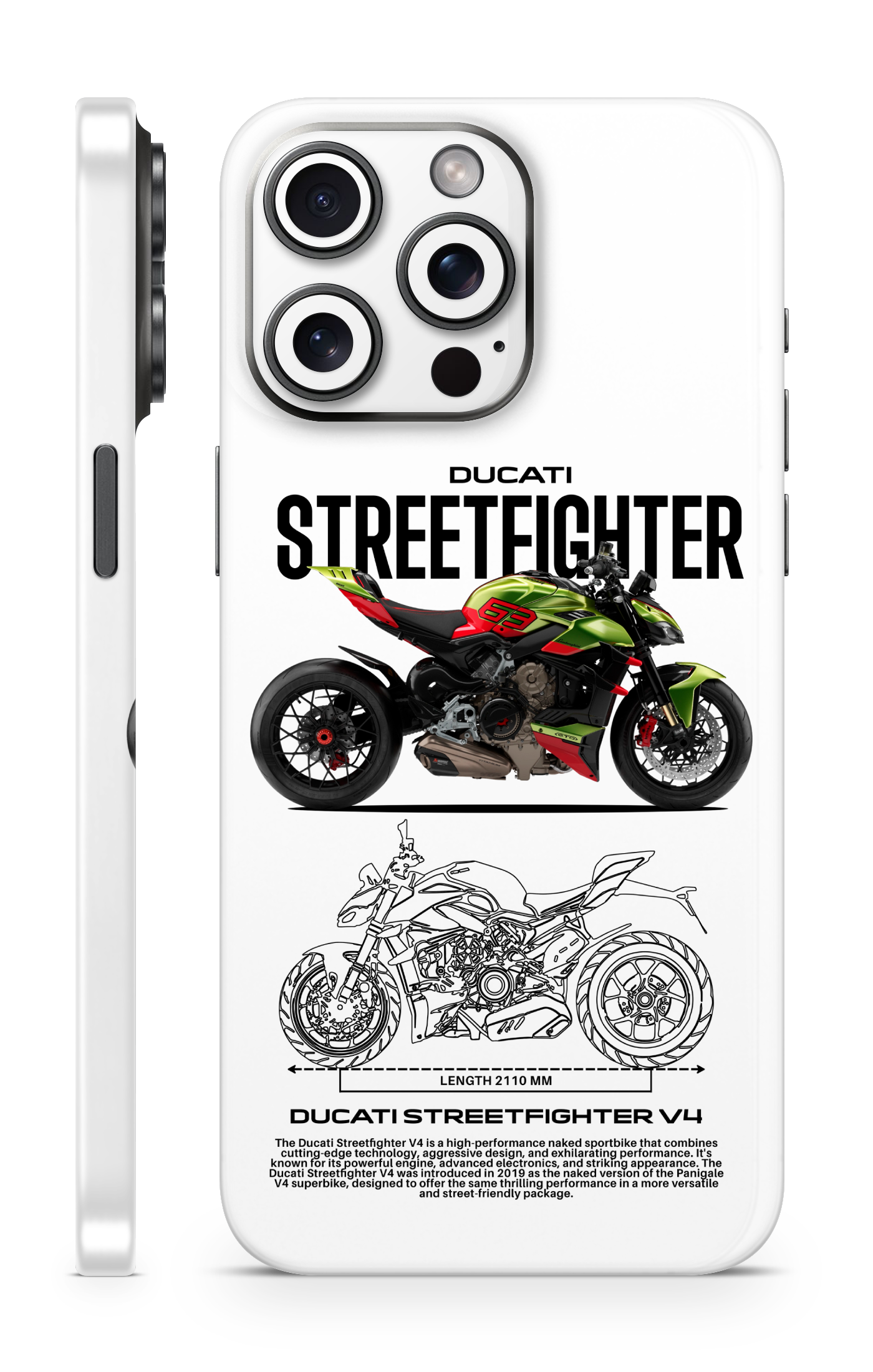 Ducati Streetfighter V4 Mobile Skin