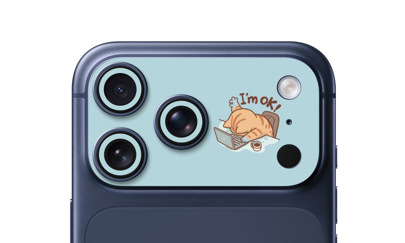 I’m OK Cat – iPhone 17 Pro & 17 Pro Max Camera Skin