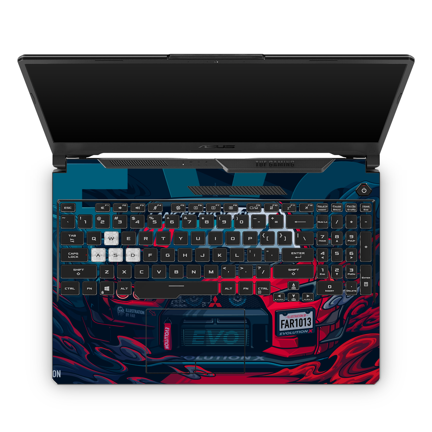 Mitsubishi Lancer EVO X Laptop Skin