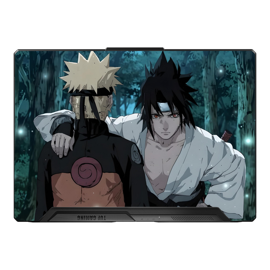 Naruto and Sasuke Laptop Skin
