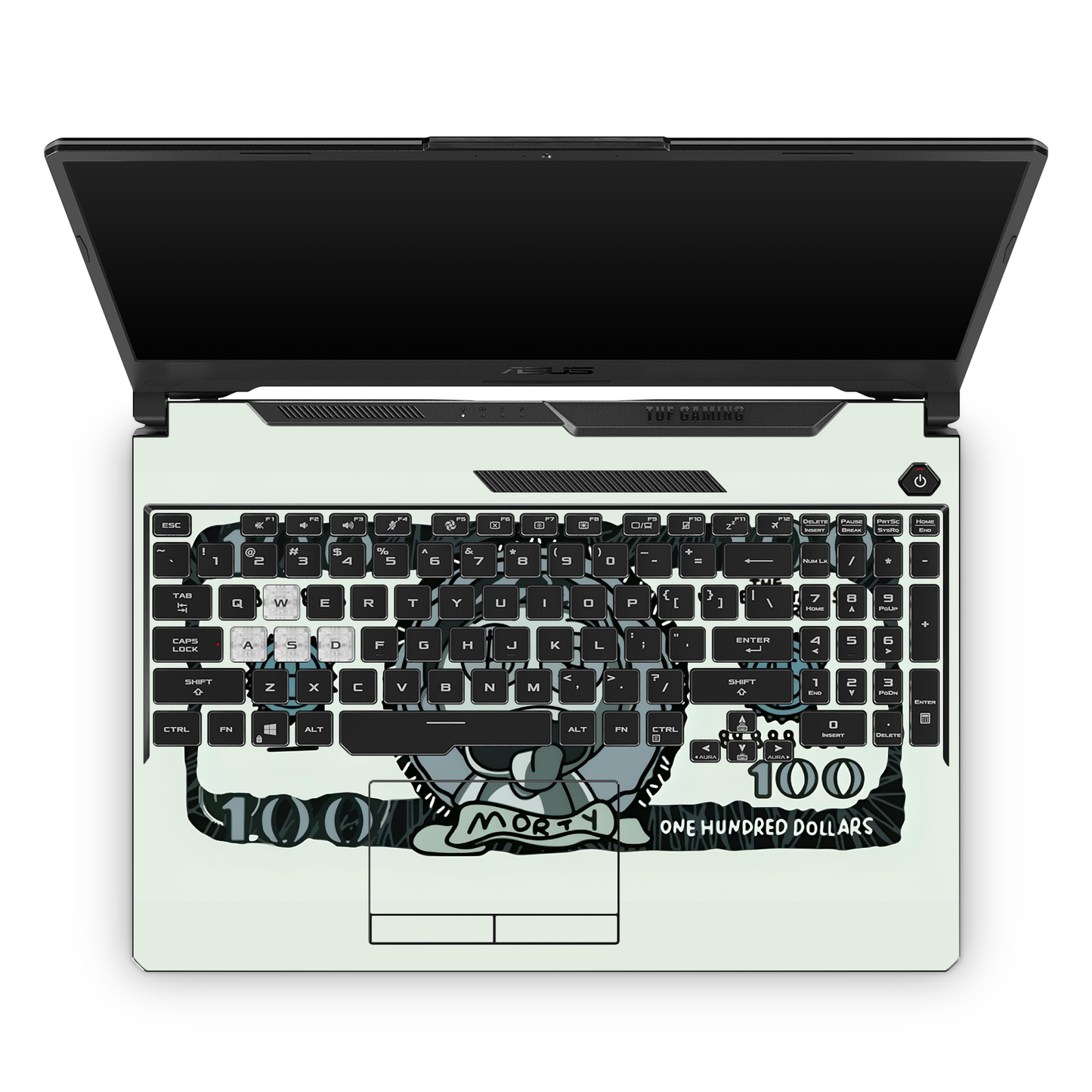 Morty Dollar Laptop Skin