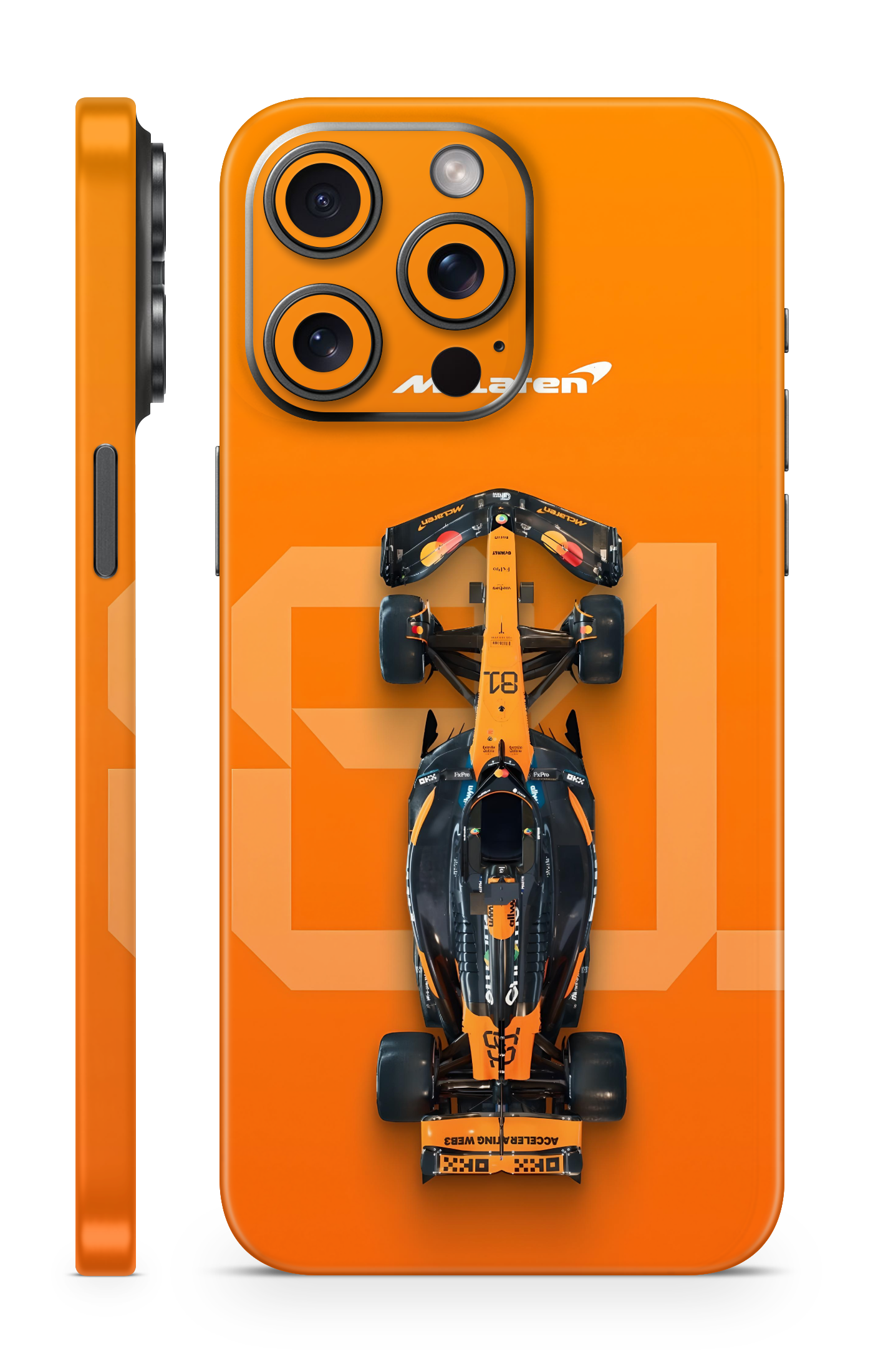 McLaren F1 Orange Mobile Skin