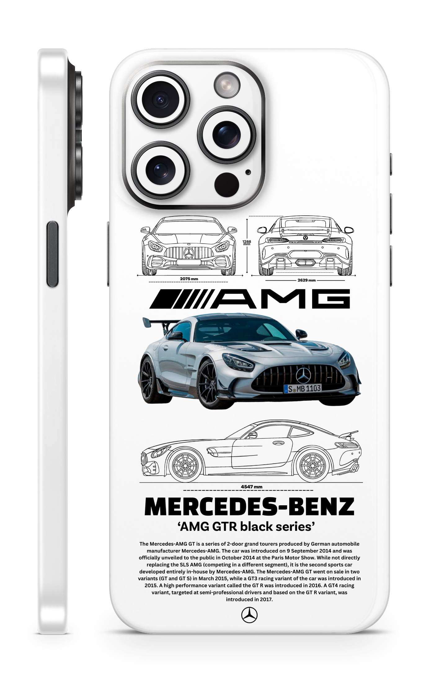 Mercedes Benz Amg GTR Mobile Skin