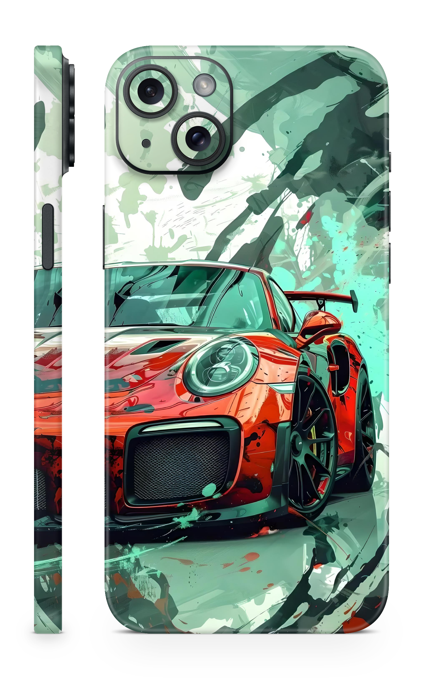 Red Porsche GT 911 Mobile Skin