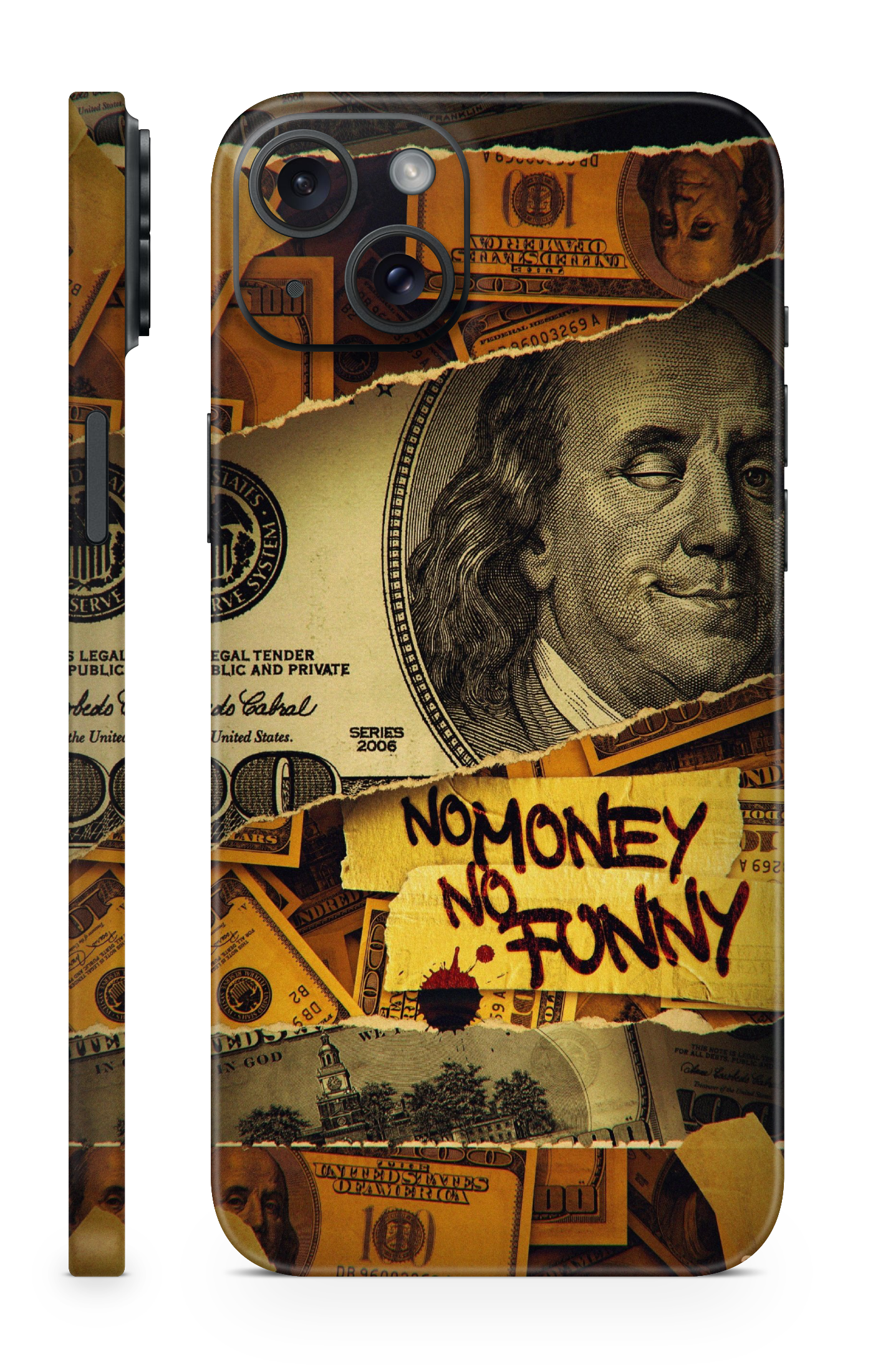 No Money No Funny Mobile Skin