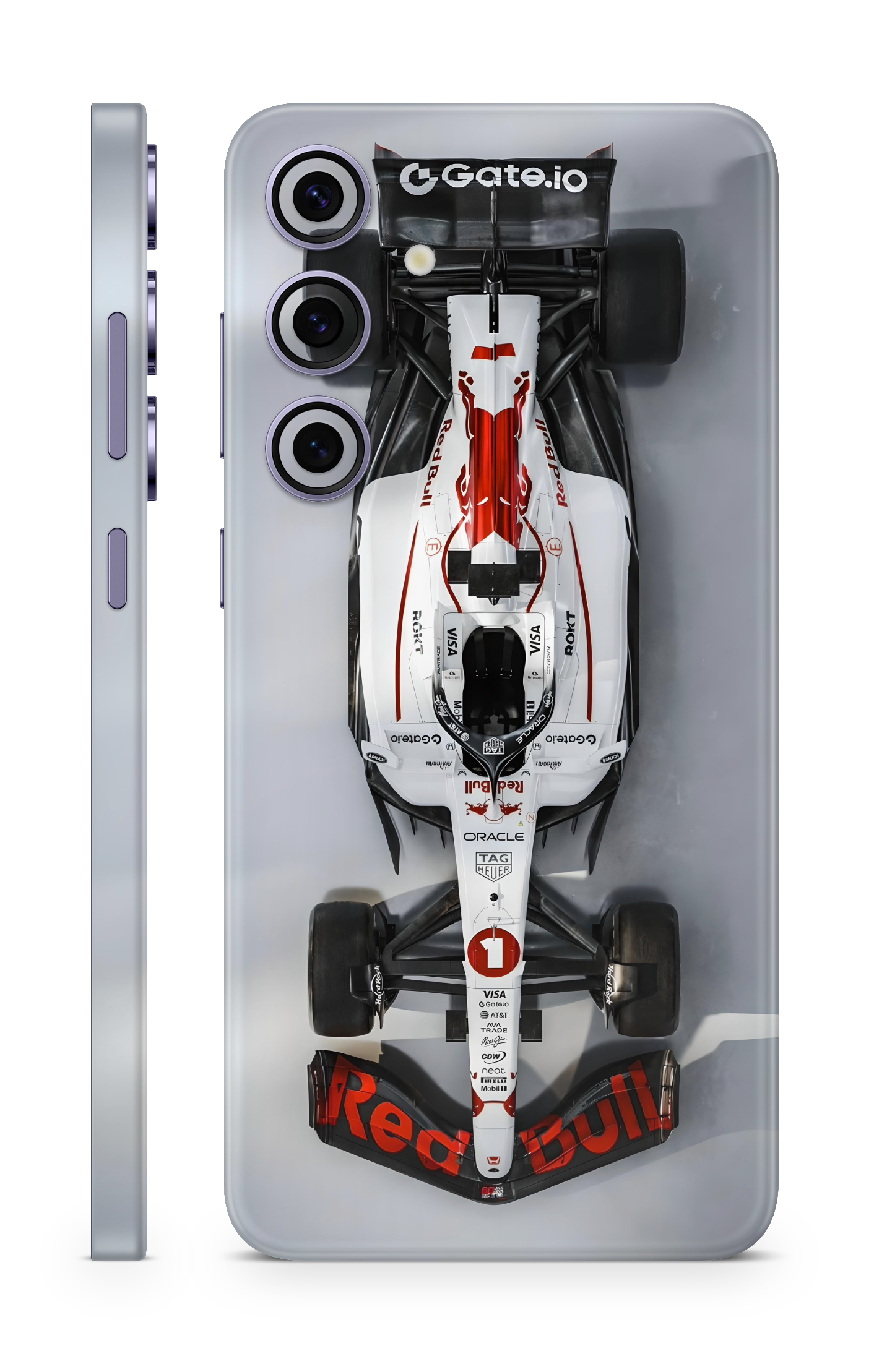 Red Bull Racing White Edition Mobile Skin – Special Livery