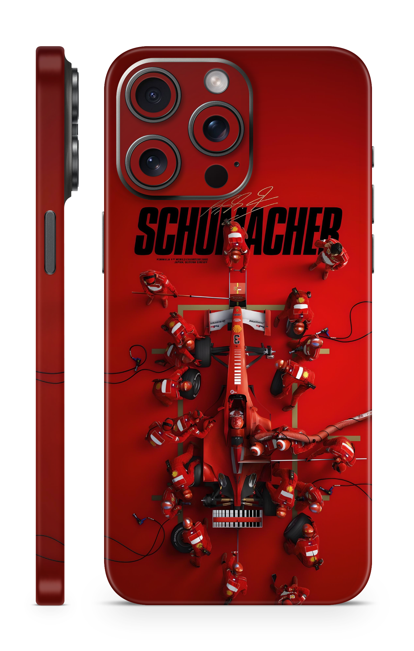 Ferrari Michael Schumacher F1 Mobile Skin