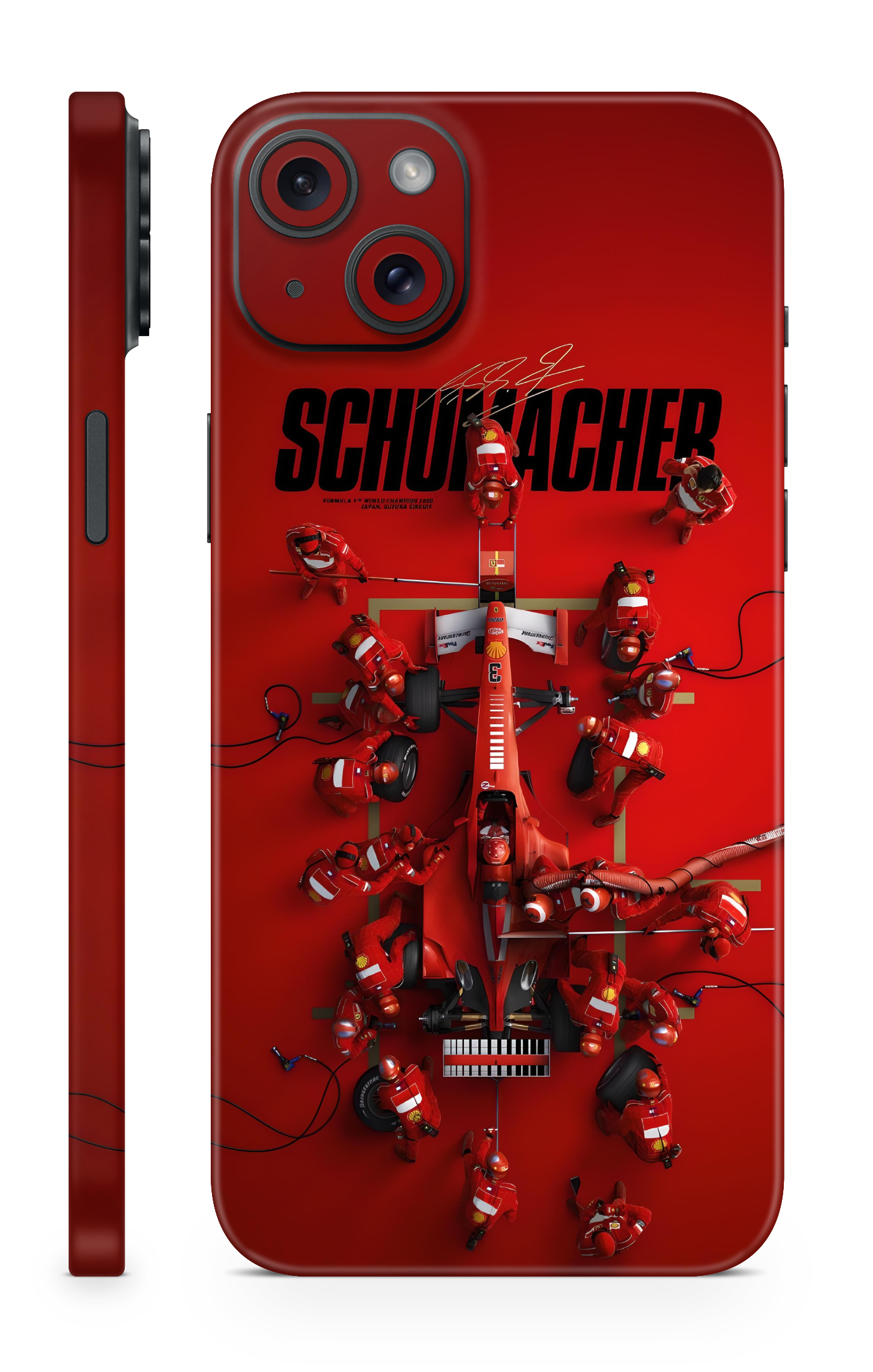 Ferrari Michael Schumacher F1 Mobile Skin