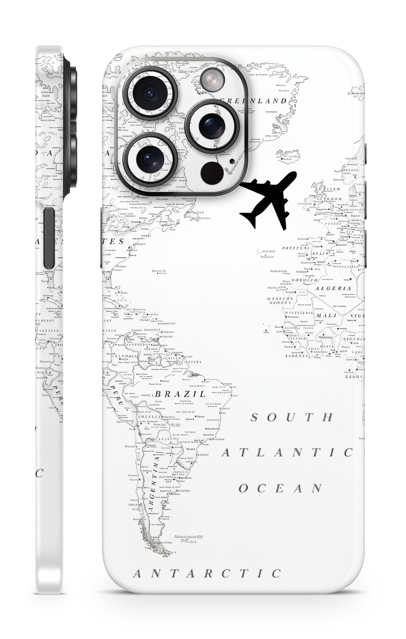 Travel Map Mobile Skin