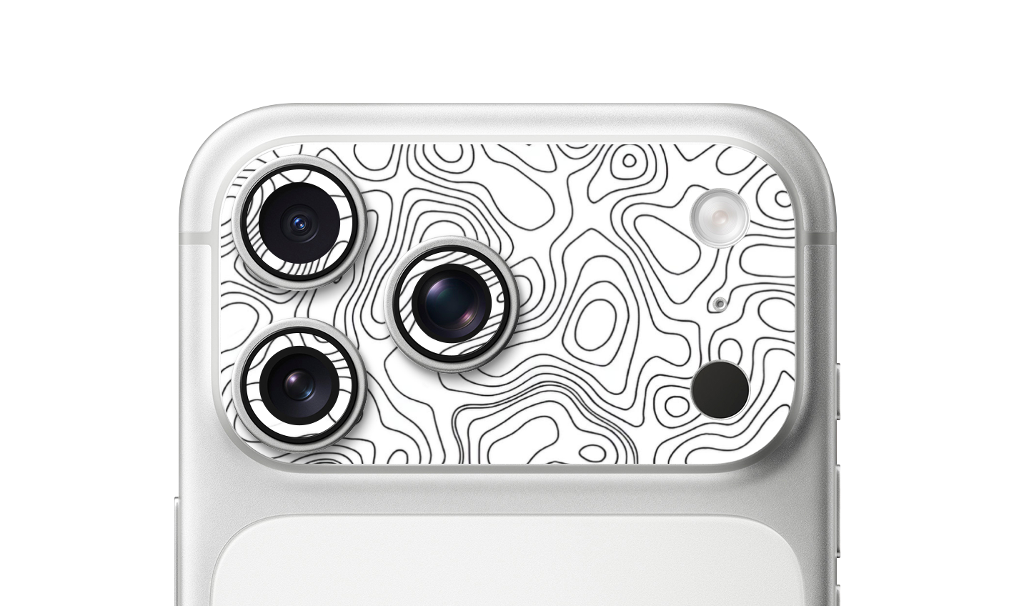 Topography Lines – iPhone 17 Pro & 17 Pro Max Camera Skin