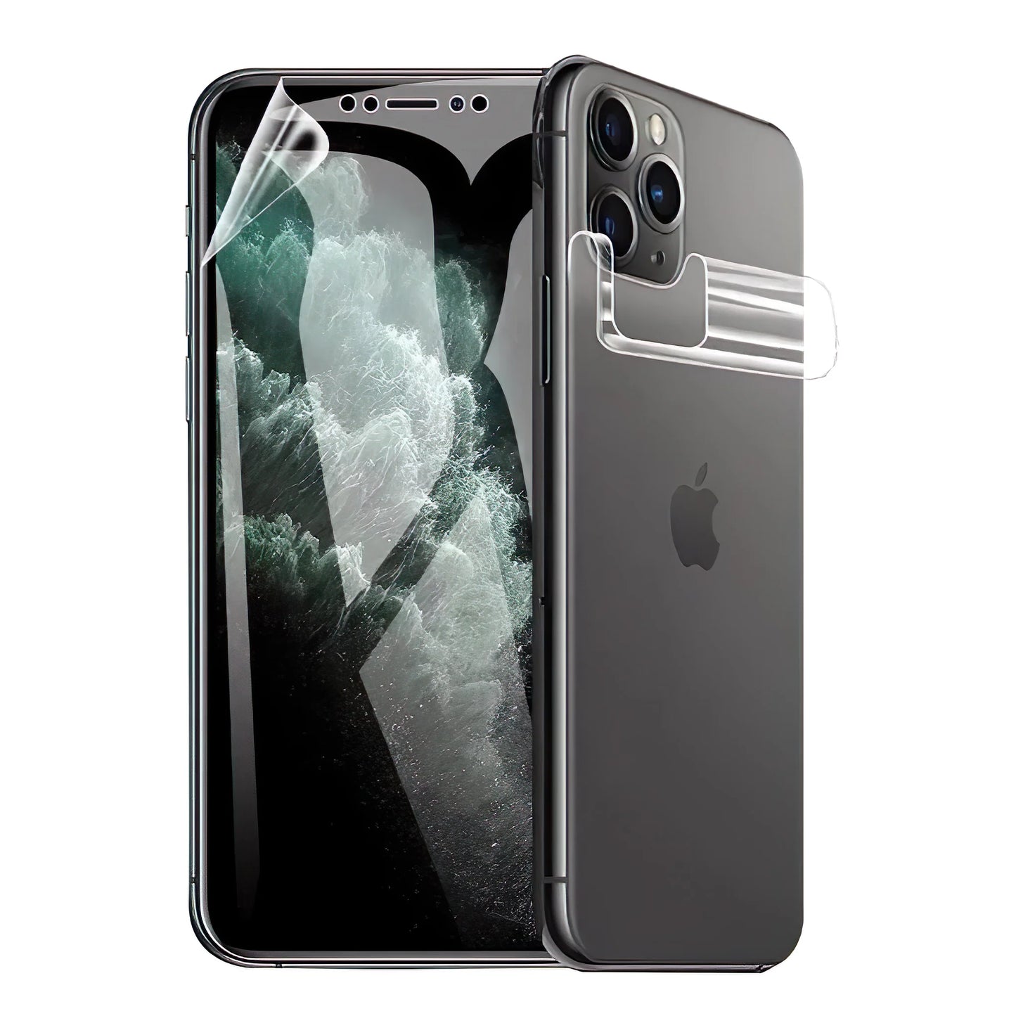 Transparent Mobile Skin Wrap - (Installation Kit Included)