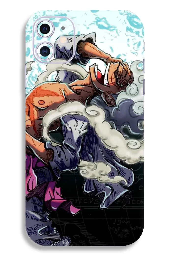 luffy gear 5 skin One Piece Gear 5 Mobile Skin Mobile Skin: Transform Your Device with Iconic Designs – WORTHWRAP MOBILE SKINS