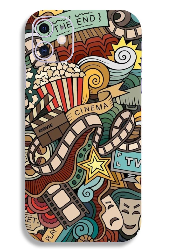 Cinema Doodle Mobile Skin
