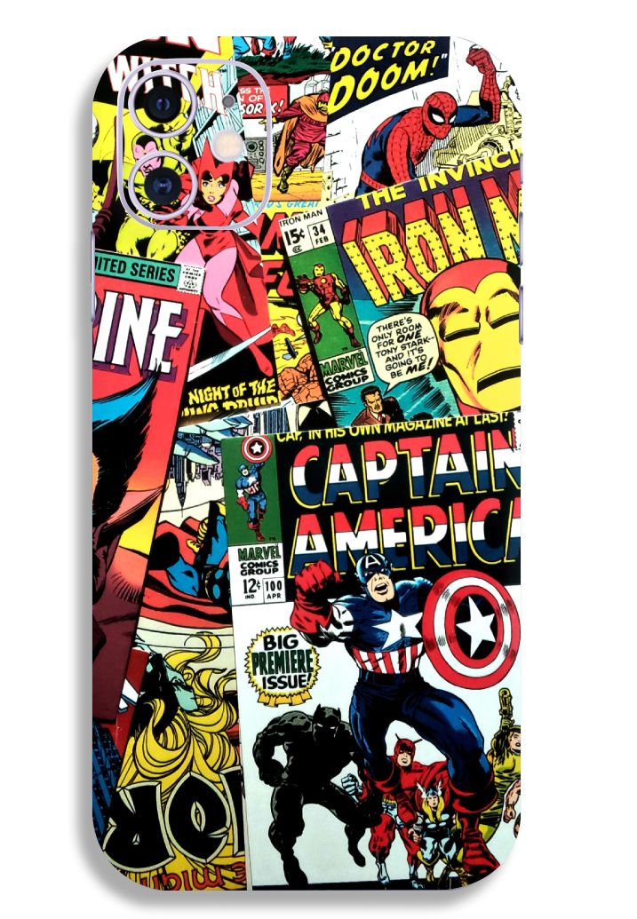 Marvel Comic Mobile Skin