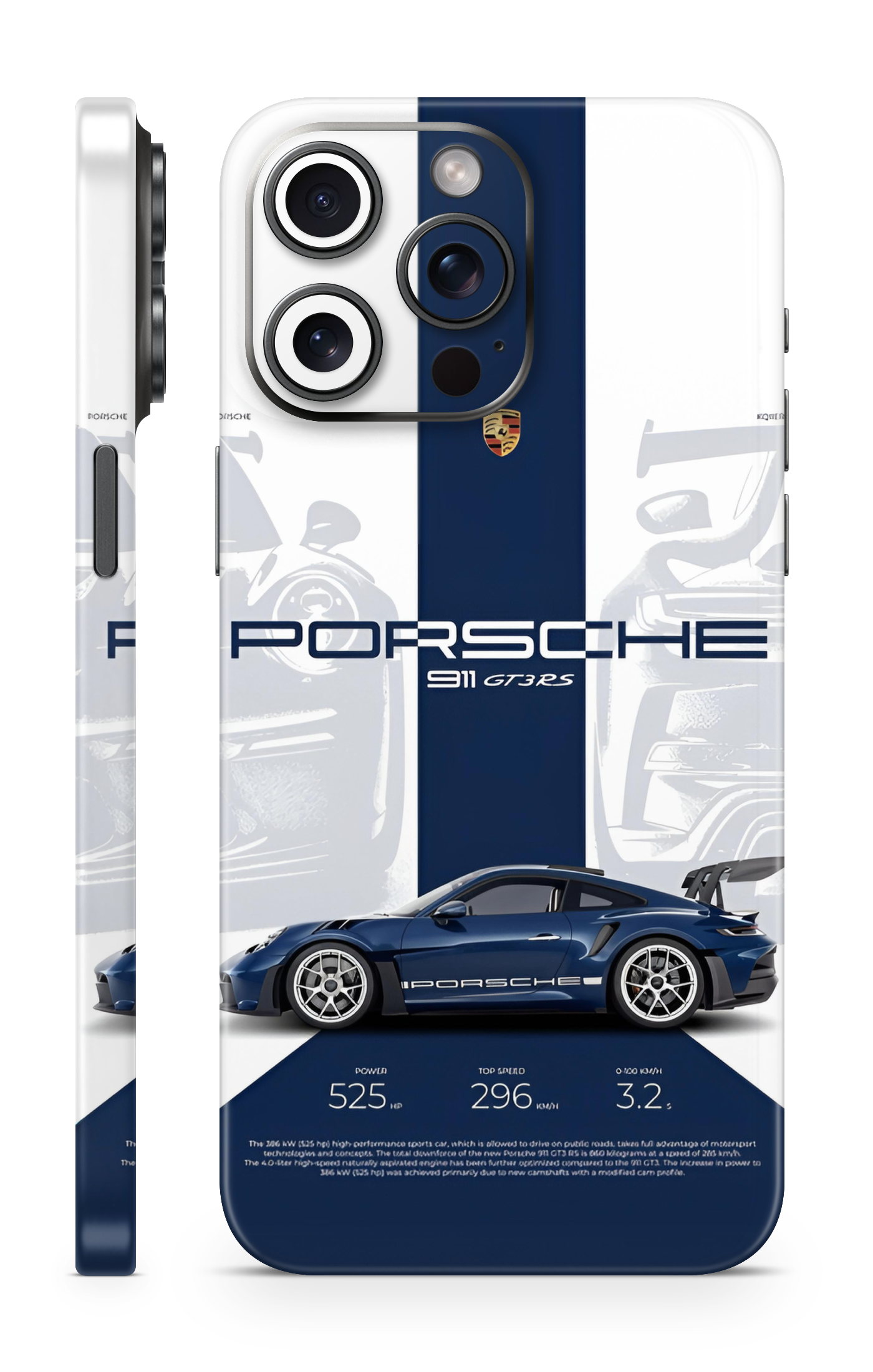911 GT3 RS Blue Racing Edition Mobile Skin