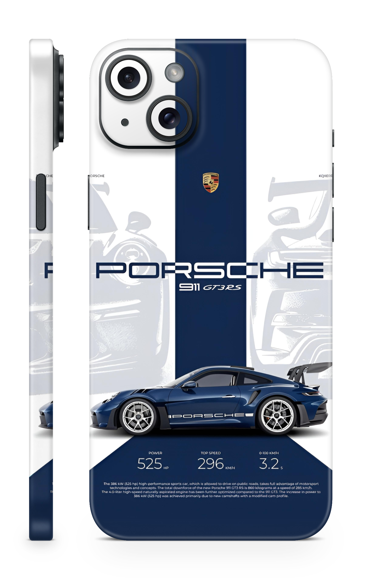 911 GT3 RS Blue Racing Edition Mobile Skin