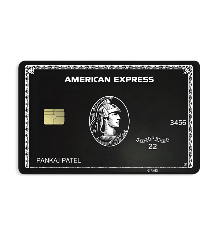 American Express Black Card Skin