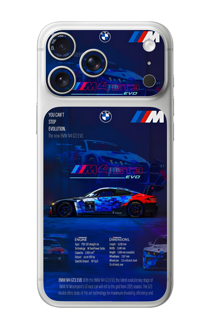 BMW M4 GT3 EVO Camera & Pocket Edition Mobile Skin for iPhone 17 Pro & 17 Pro Max