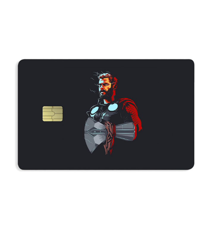 Thor Card Skin - Mighty Vinyl Wrap Inspired by the Norse God ...