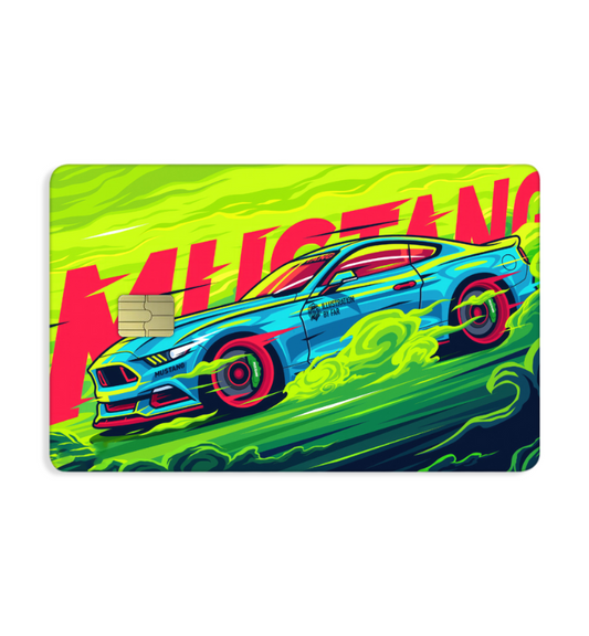 Mustang Card Skin