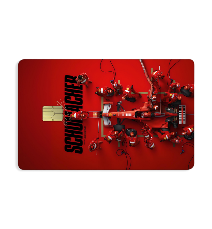 Ferrari Michael Schumacher F1 Card Skin