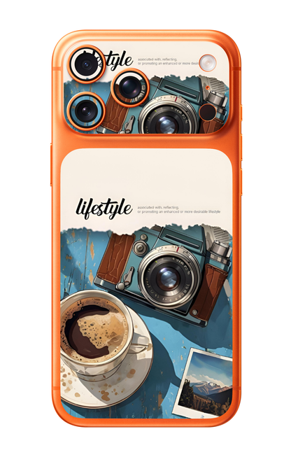 Camera & Coffee Lifestyle Aesthetic Camera & Pocket Edition Mobile Skin for iPhone 17 Pro & 17 Pro Max