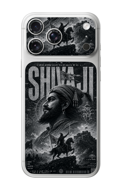 Chhatrapati Shivaji Maharaj Camera & Pocket Edition Mobile Skin for iPhone 17 Pro & 17 Pro Max