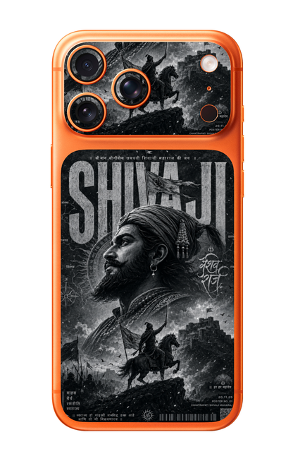 Chhatrapati Shivaji Maharaj Camera & Pocket Edition Mobile Skin for iPhone 17 Pro & 17 Pro Max
