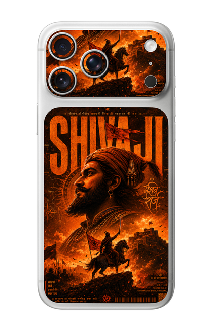 Chhatrapati Shivaji Maharaj Camera & Pocket Edition Mobile Skin for iPhone 17 Pro & 17 Pro Max