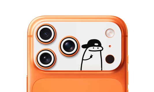Cool Cap Character – iPhone 17 Pro & 17 Pro Max Camera Skin