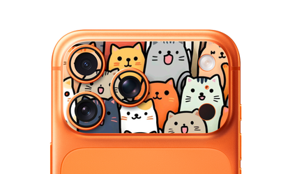 Cute Cat Party – iPhone 17 Pro & 17 Pro Max Camera Skin