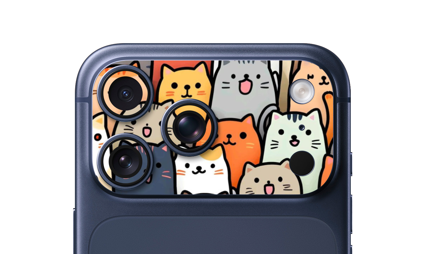 Cute Cat Party – iPhone 17 Pro & 17 Pro Max Camera Skin