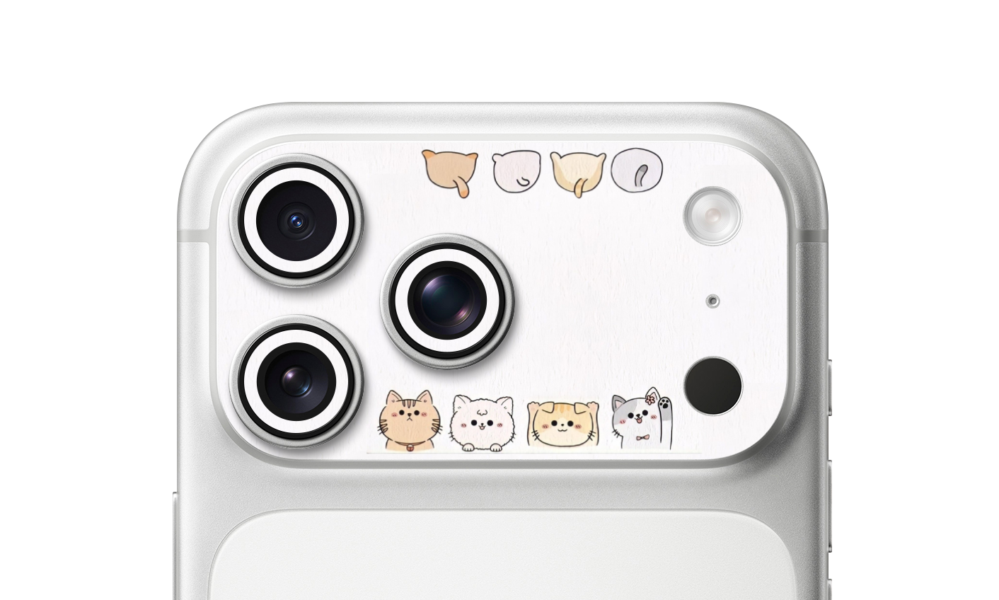 Cute Cat Squad – iPhone 17 Pro & 17 Pro Max Camera Skin