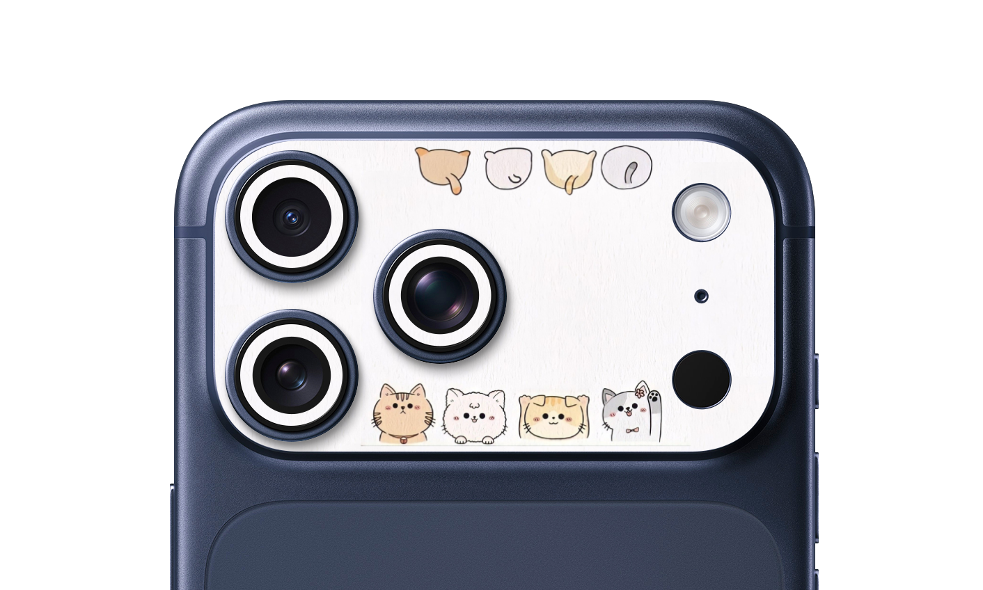 Cute Cat Squad – iPhone 17 Pro & 17 Pro Max Camera Skin