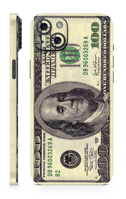Dollar Mobile Skin Sleek Dollar Bill Design Wrap for a Bold Look