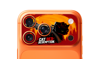 Gunslinger Cat – iPhone 17 Pro & 17 Pro Max Camera Skin