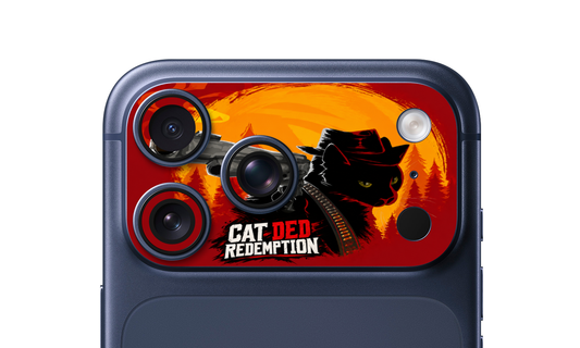 Gunslinger Cat – iPhone 17 Pro & 17 Pro Max Camera Skin