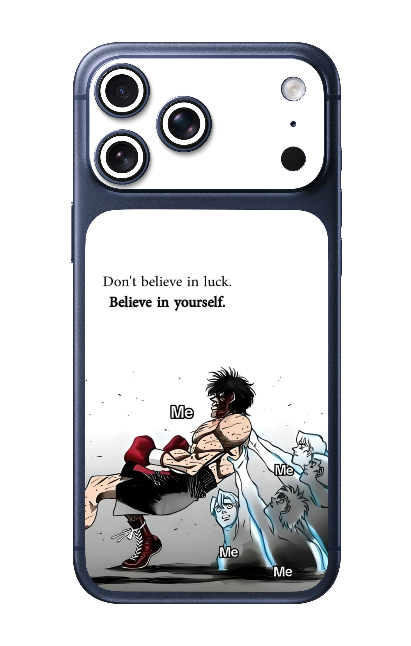 Hajime no Ippo Believe In Yourself Camera & Pocket Edition Mobile Skin for iPhone 17 Pro & 17 Pro Max
