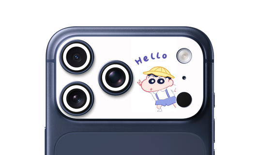 Hello Cartoon Kid – iPhone 17 Pro & 17 Pro Max Camera Skin