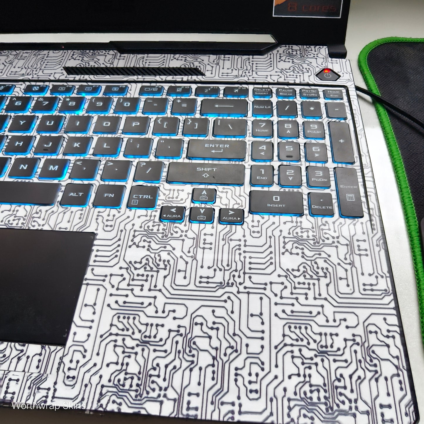 Seamless Circuit Laptop Skin