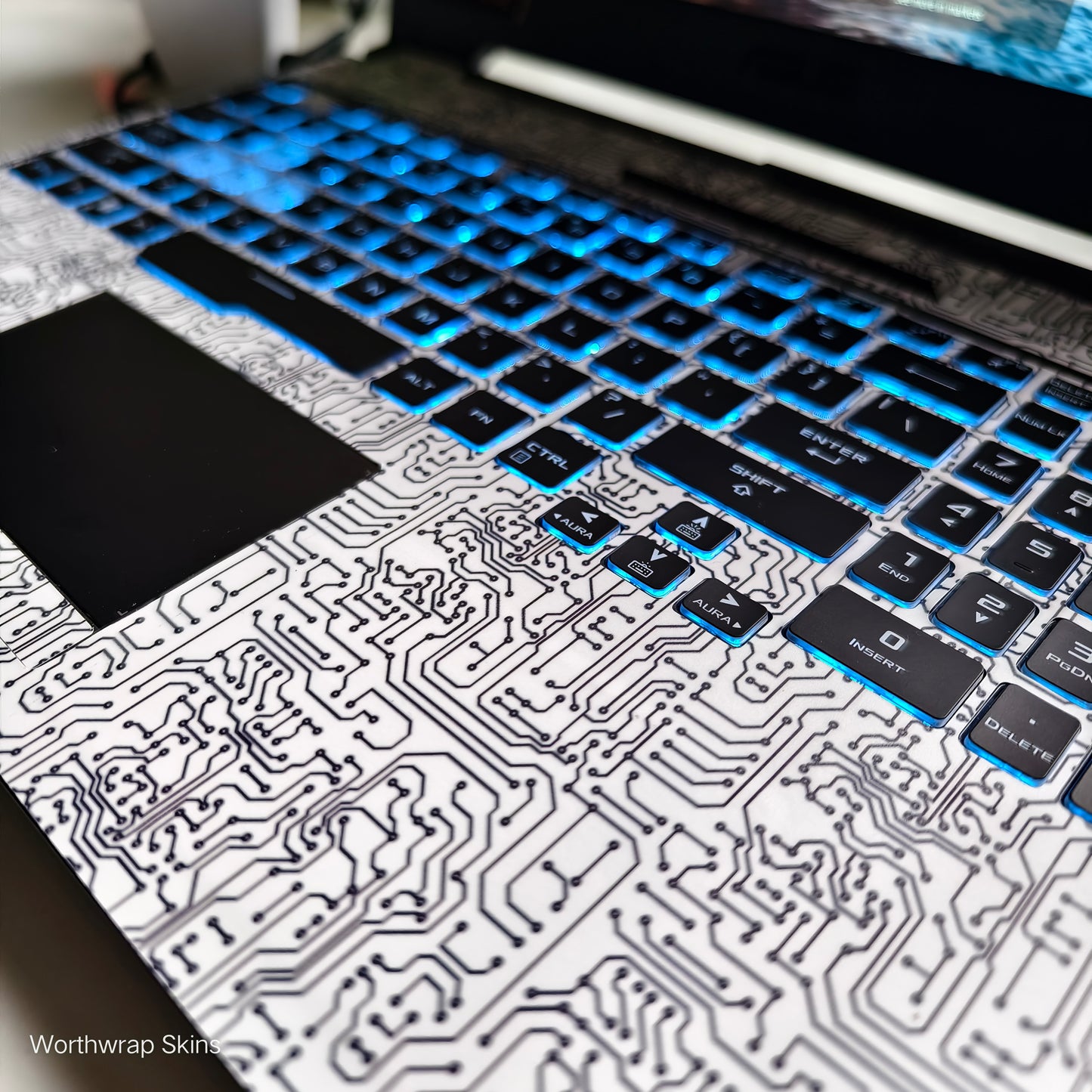 Seamless Circuit Laptop Skin