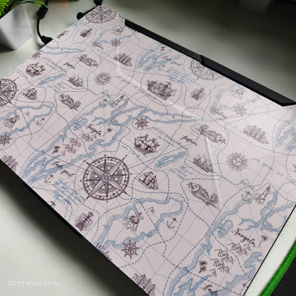 Pirate Map Laptop Skin