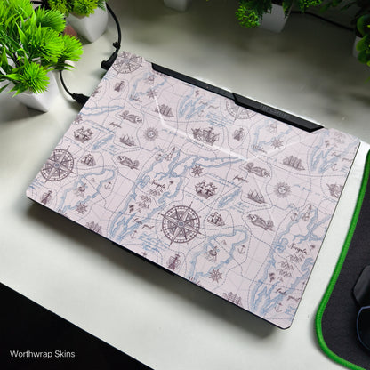 Pirate Map Laptop Skin