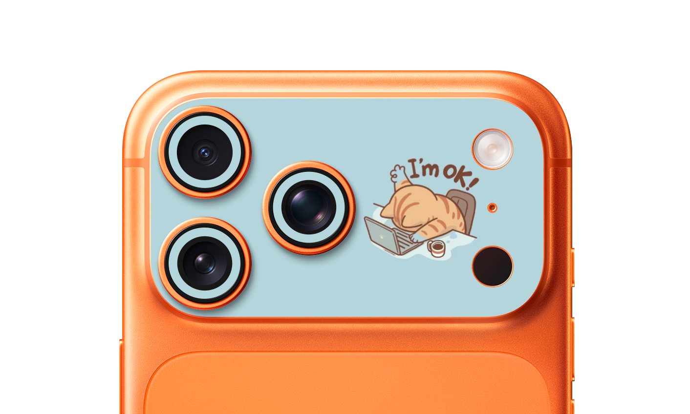 I’m OK Cat – iPhone 17 Pro & 17 Pro Max Camera Skin