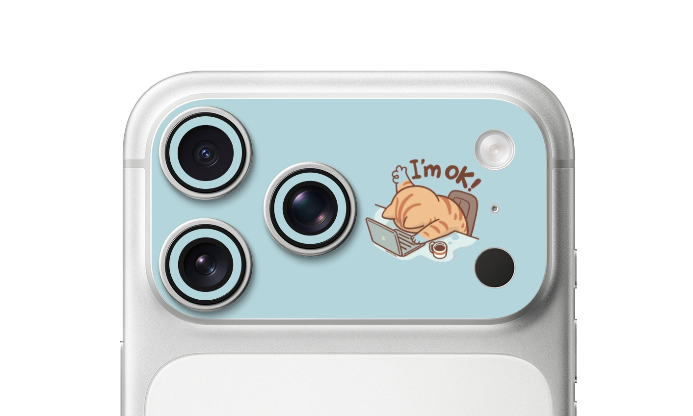 I’m OK Cat – iPhone 17 Pro & 17 Pro Max Camera Skin