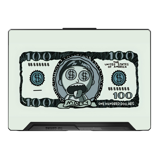 Morty Dollar Laptop Skin