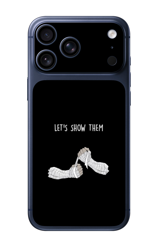 Let's Show Them Motivational Camera & Pocket Edition Mobile Skin for iPhone 17 Pro & 17 Pro Max